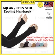 AQUAX LETS SLIM HANDSOCK COOLING SEAMLESS ICE SILK PROTECTIVE ARM HAND SOCK SLEEVES SPORTS RUNNING O