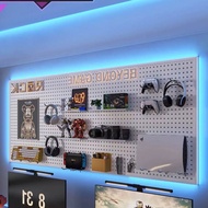 Magnetic Attraction Metal Pegboard Large size Wall Pegboard Hole Board Thickened Hook Peg Board Stor