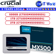 Itw | Crucial 500GB/1TB/2TB SSD 3D Nand SATA 2.5" Internal