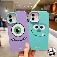 Case For OPPO A54 A54s A56 A57 A77 2022 A57s A93 A94 A96 A97 F21 F21s F19 F17 F11 F9 Pro R17 5G 4G Cover Cartoon Monsters Michael Sullivan Soft Silicon 3 In 1 Phone Casing
