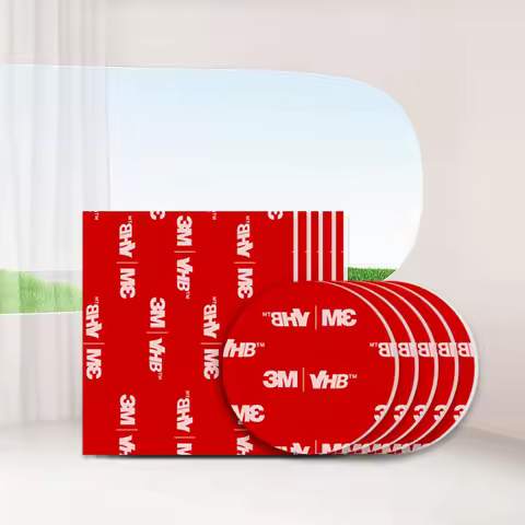 3M 4910 Transparent Double-Sided Tape Square 0.1mm Thick Car Interior Special High Temp Resistant VH