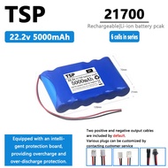 TSP 24V Lithium Battery Pack 22.2V 21700 Smart BMS Rechargeable Battery for Solar UPS RV DIY