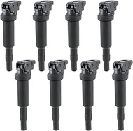 GoaMotors 8PCS Ignition Coil Pack UF592 Replacement 4.4L 4.8L Fit for BMW 128i 135i 335i 325i 328i 3