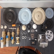 QBY25/40/50 Pneumatic Diaphragm Pump Accessories Teflon F46 Diaphragm Teflon Ball Seat Reversing Val