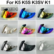 RFHER For AGV K5 K5S K5-S K3SV K1 K1S Compact ST Motorcycle Helmet Visor Lens Shield Glasses Full face Pin Accesorios Para Moto Casque Helmet