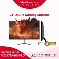 ViewSonic VX2479A-HD-PRO 24” 240Hz 1ms Gaming Monitor