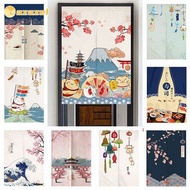 Japanese Door Curtain Printed Kitchen Partition Curtain Home Decor Curtain