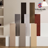 YRBWDYZDH Floor Tile Sticker, Wood Grain Living Room Skirting Line, Home Decor Self Adhesive Windowsill Waterproof Corner Wallpaper