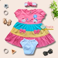 Pepi Jr - 0-1 year old baby girl Dress / 1 year old girl's clothes Planet Kidz Kt-04 Dress Baby Girl