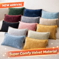 Pillow Case Sofa Rectangle Sarung Bantal Peluk Home Decor Cushion Cover Nordic Velvet 30x50cm