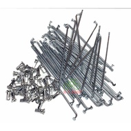 Set of 36 electric bicycle spokes/spokes