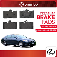 BREMBO Front Pads (L+R) - Lexus GS300 GRS190R Lexus GS35013 GRL10R GRL15R