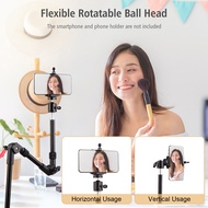 Andoer ST-01 Flexible Foldable Desk Mount Stand Metal Bracket with 1/4 Inch Screw Ballhead Adapter 3
