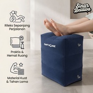 TAFFHOME Inflatable Car Foot Rest Portable Travel Foot Rest Airplane Car Foot Rest