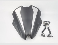 MOSUSI กันลมหน้ารถ กระจกกันลม ครึ่งหน้า ปิดกันลมสำหรับ Honda CB400F CB500F ปรับแต่งได้ กันลมแข่งขัน