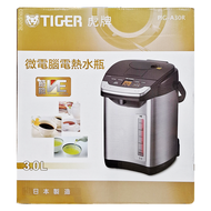 TIGER 虎牌 微電腦電熱水瓶 3L 銀黑色  PIG-A30R