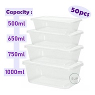 Microwave Container Food Container / Rectangular Food Container with Lid / Take Away Food Container 