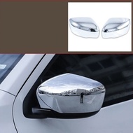 For Nissan Navara NP300 2015-2020 Car Side Door Rearview Mirror Cover Trim Frame Decoration Stickers