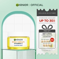 Garnier Bright Complete Vitamin C & Yogurt Sleeping Mask (50ml ) - Brightens, Hydrates, and Nourishe