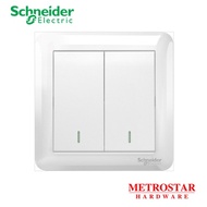 Schneider 2 Gang 1 Way Switch