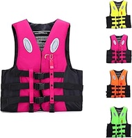 Swim Jacket - Adult Kid Life Jacket,Adjustable Buoyancy Aid Swim Vest，Summer Beach Life Vest Perfect
