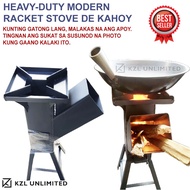 Heavy-Duty Modern Racket Wood Grill-Stove Extremely Economical with Wood or Twigs - KZL UNLIMITED