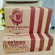 KFC KRAFT LAMINATED BOX FRIED CHICKEN BOX CHICKEN RICE BOX contains 50 pcs (KFC Kraft 50)