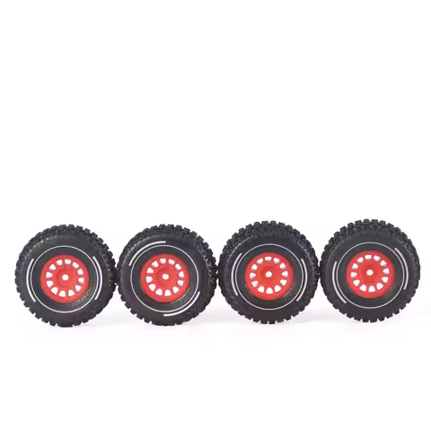[Pack of 4, 65mm] Mjx Hyper Go Remote Control Car Tires, Rubber Tire Skins, Compatible with 14301/14