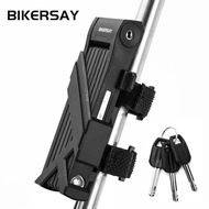 BIKERSAY Foldable Bicycle Lock High Security Anti-theft Portable Electric Vehicle Motorcycle Lock Joint Lock Bike Accessories