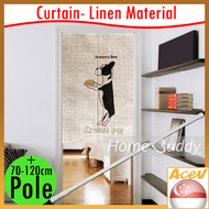 🇸🇬  Japanese Curtain. Curtain. OR Curtain +Pole. Design Rabbit Dog. READY Stocks SG. HomeBuddy. Acev