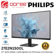 PHILIPS 27" 27E2N1500L LED QUAD HD (2560x1440 @100Hz) LCD IPS PANEL MONITOR (4MS, INPUT: HDMI+DP, VE