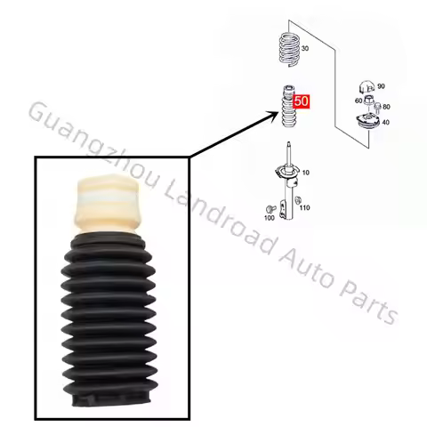1693230192 Front Shock absorber Rubber buffer Dust cover For Mercedes Benz W169 A160 A180 W245 B160 