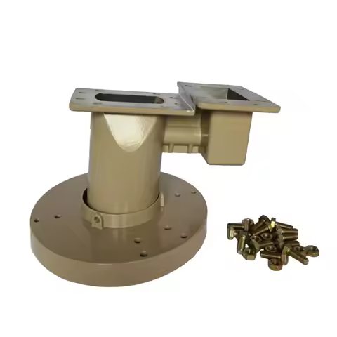 High Performance C Band Dual Polarity Feedhorn Use with C Band Single Polarization LNB Engineering A