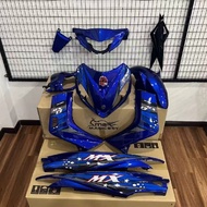 MAGIC BOY / VELOZI RACING BODY COVER SET COVERSET DESIGN LC135 LC 135 V1 BATMAN > BLACK BATIK SILVER