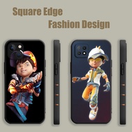 Casing For Redmi Note 11 11t 11s Pro Plus BoBoiBoy Galaxy Cartoon Cute Drawing JVB03 Phone Case Square Edge
