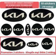 Kia RONDO LOGO, KIA RONDO LOGO reflective, new emulsion coated 2022, KIA LOGO decal