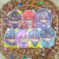 Honkai Star Rail Fanart Merchandise Sticker Merch by Qei: Welt Yang, Hikemo, Herta, Stella, March 7t