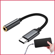 USB C to 3.5mm Audio Adapter Portable 3.5 mm Audio Adapter Flexible Jack Adapter Cable Plug and Play Headphone fotmy fotmy