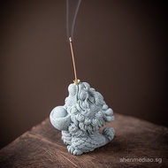[Yuanyi] Blue Sandstone Zodiac Dragon Series Tea Pet Creative Money Dragon Free Treasure Line Incens