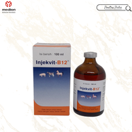 Injekvit B12 100ml medion - Vitamin injeksi  B12 untuk hewan