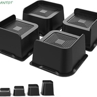 ANTOT 4 Pcs/Set Oversized Furniture Risers, 1-6 Inch Support Bed Risers, Professional Heavy-Duty Bed