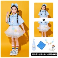 Children's Day Cheerleading Chorus Performance Costume Kindergarten Shirt Primary School Students Ga