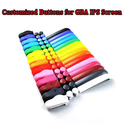 Customized A B L R Buttons Clicky Replacement Kits for Original GBA Buttons D-Pad for GBA Game boy A