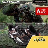 Skechers สเก็ตเชอร์ส รองเท้าผู้ชาย Men Transformers SKECHERS Street Stamina V3 Shoes - 802011-BKBR Air-Cooled Memory Foam Vegan