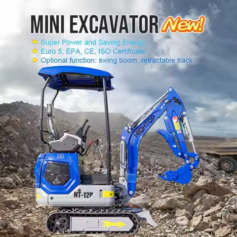 Yanmar Kubota Mini Excavator 1.2 Ton Diesel Mini Digger Small Escavator For Farms And Orchards Mini 