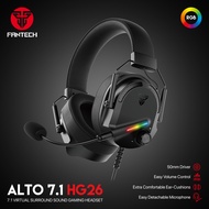 FANTECH HG26 Alto 7.1 / HG22 Fusion RGB Headset With Microphone USB 7.1 Surround Gaming Headset For Laptop / PC / PS5