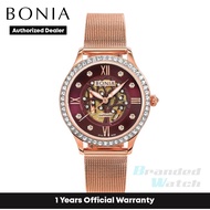 [Official Warranty] Bonia BNB10794-2563S Women's 2 Strap Set 32.5mm Stainless Steel Strap Watch