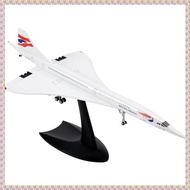 (ERMB) 1/200 Concorde Supersonic Passenger Aircraft Model for Static Display Collection