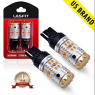 7440 Canbus LED Turn Signal Light W21W Blinker Bulbs Amber Yellow (Pack of 2)