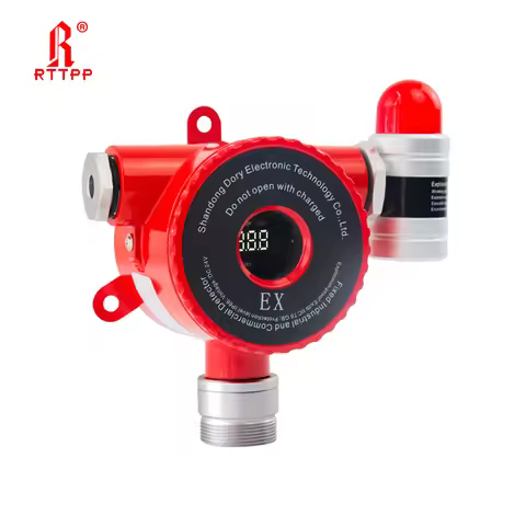 RTTPP Industrial Single Gas Detector Explosion-Proof CO/H2S/CH4/NH3/H2S /C3H8 Gas Detector